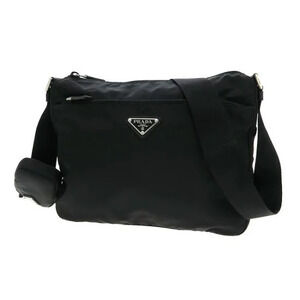 Prada Crossbody Messenger Bag Black